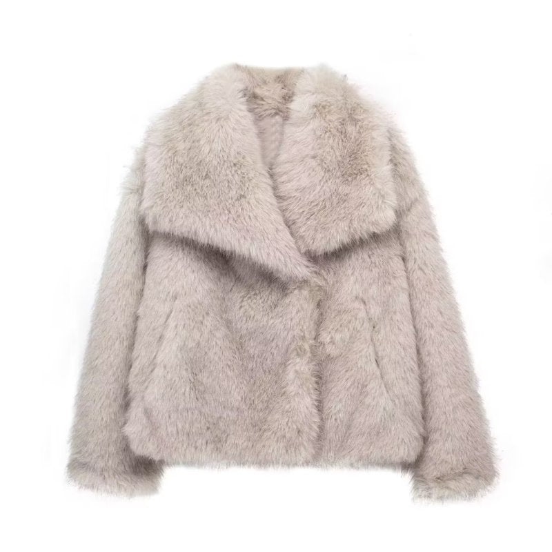 LuxeLift Faux Fur Coat