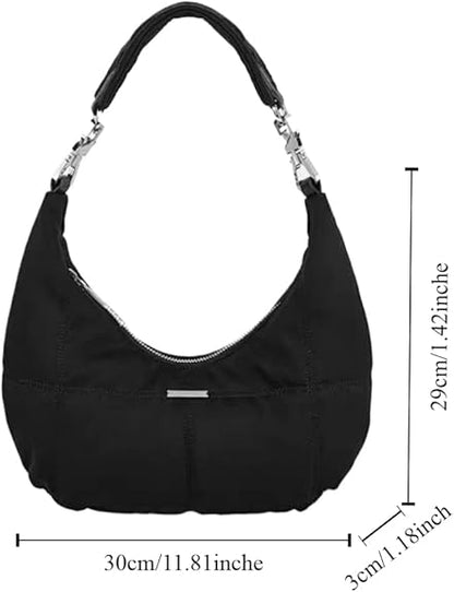 Nova Crescent Mini Bag - Black