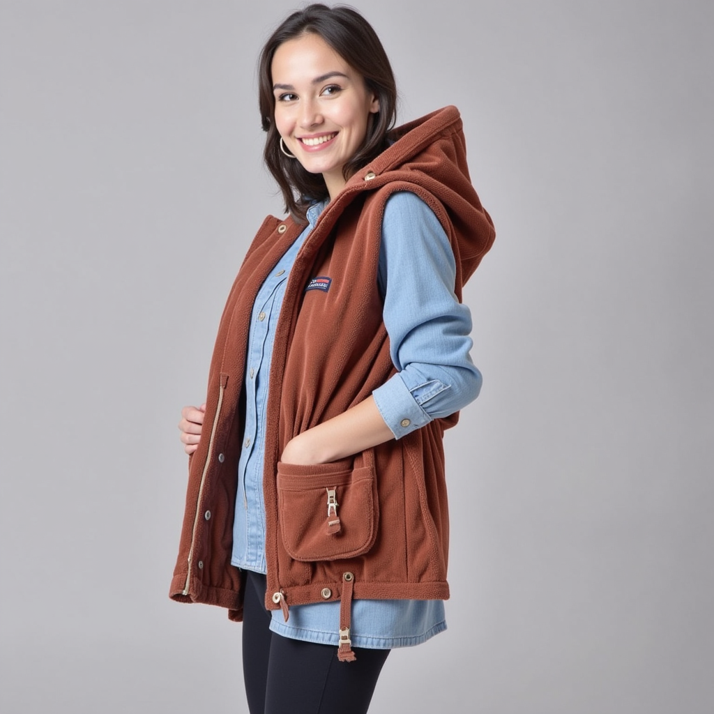 Rust Ridge Hooded Vest