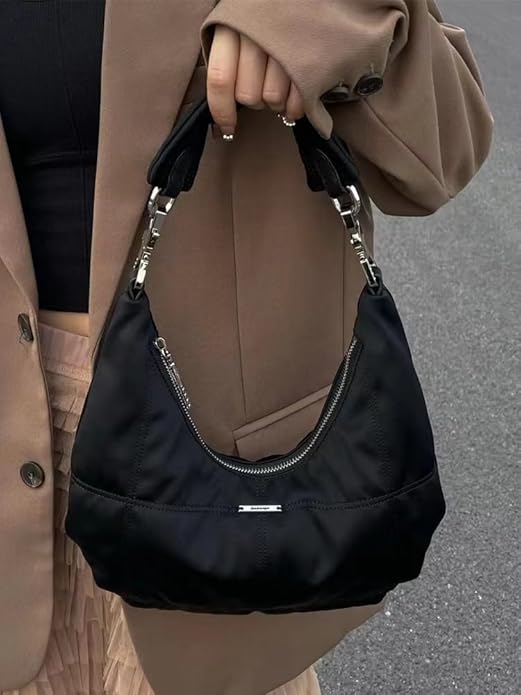 Nova Crescent Mini Bag - Black