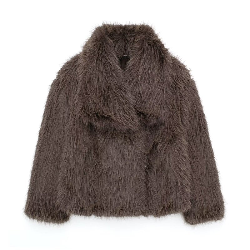 LuxeLift Faux Fur Coat