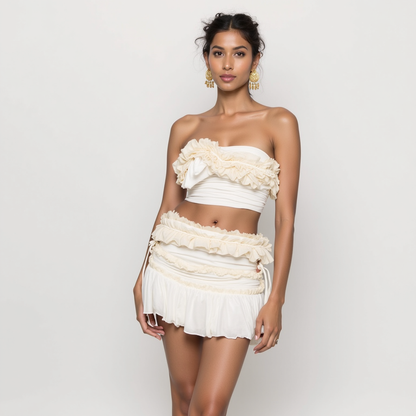 Ivory Dream Ruffle Set