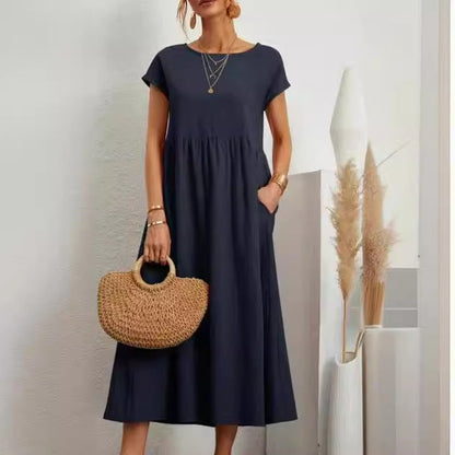 The Olive (Flowy Midi Dress)