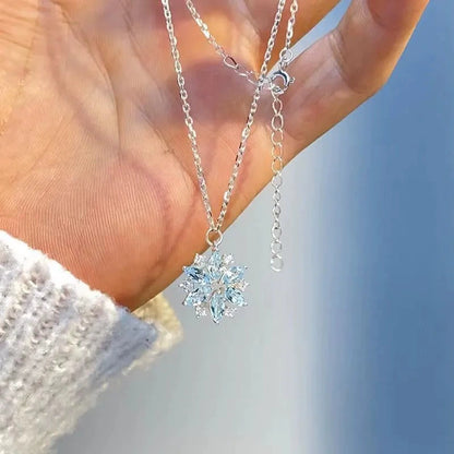 The Crystal Snowflake Pendant (Just Pay $2.95 S&H)