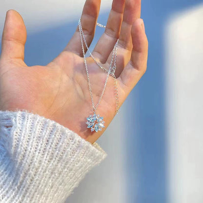 The Crystal Snowflake Pendant (Just Pay $2.95 S&H)