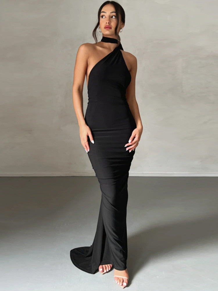 HAZEL MAXI DRESS - BLACK