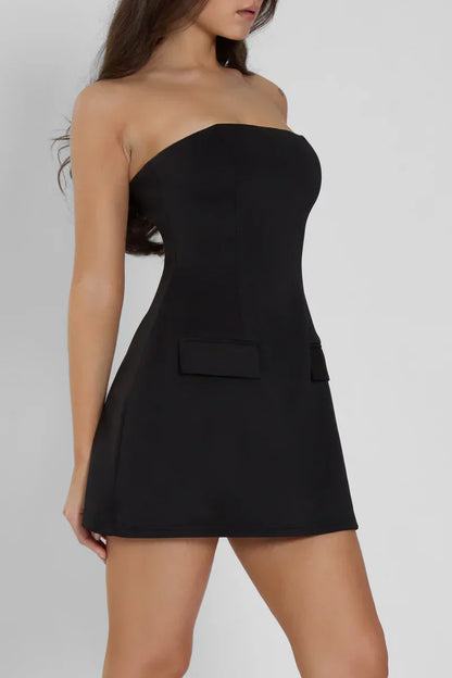 ELARA MINI DRESS - BLACK