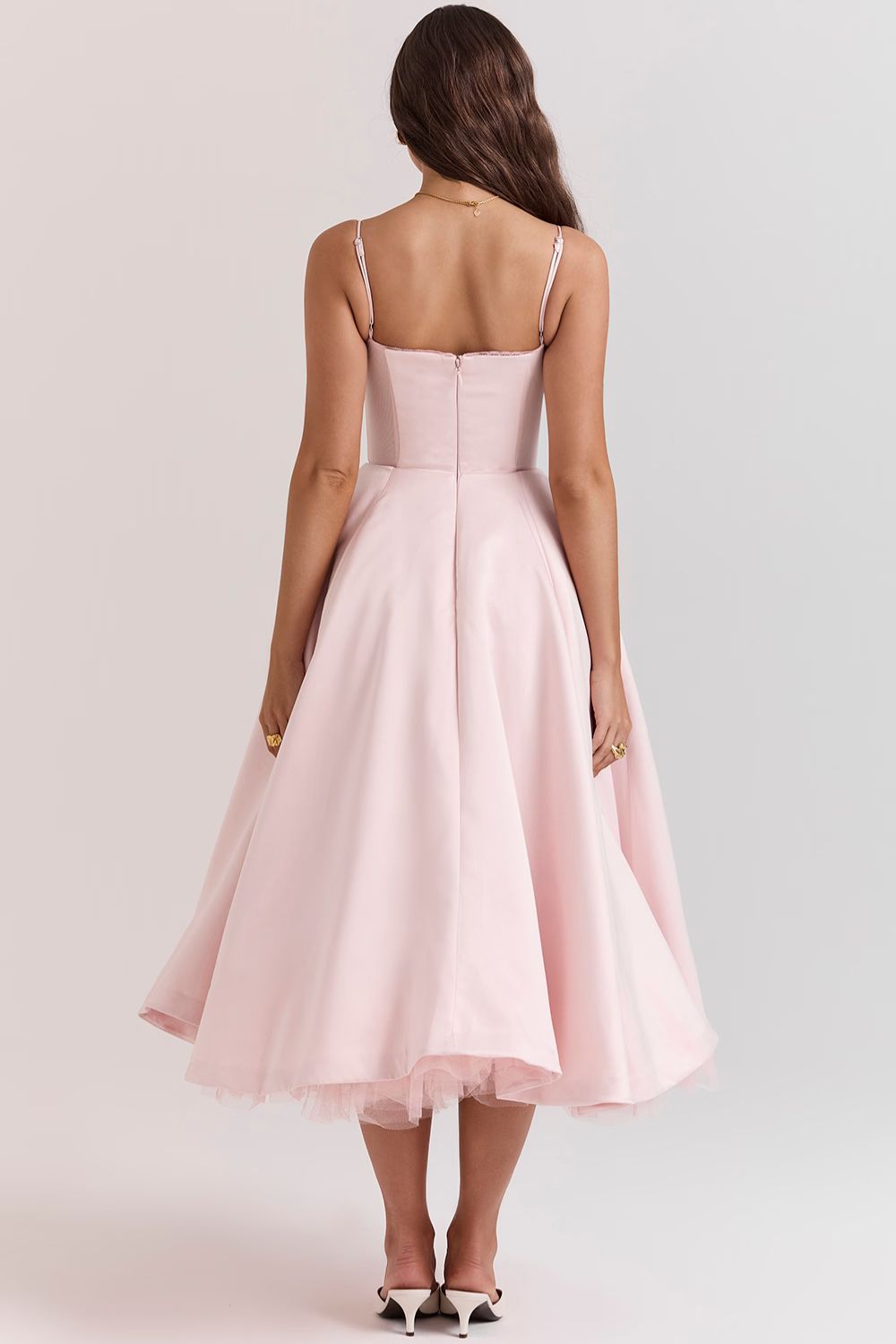 ARABELLA MIDI DRESS - BLUSH