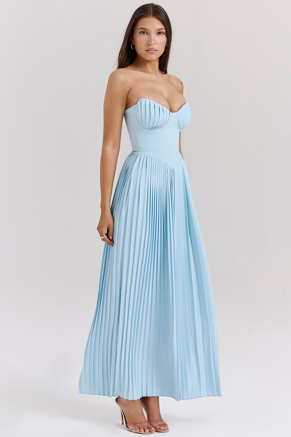 LORINA MAXI DRESS - OCEAN BLUE