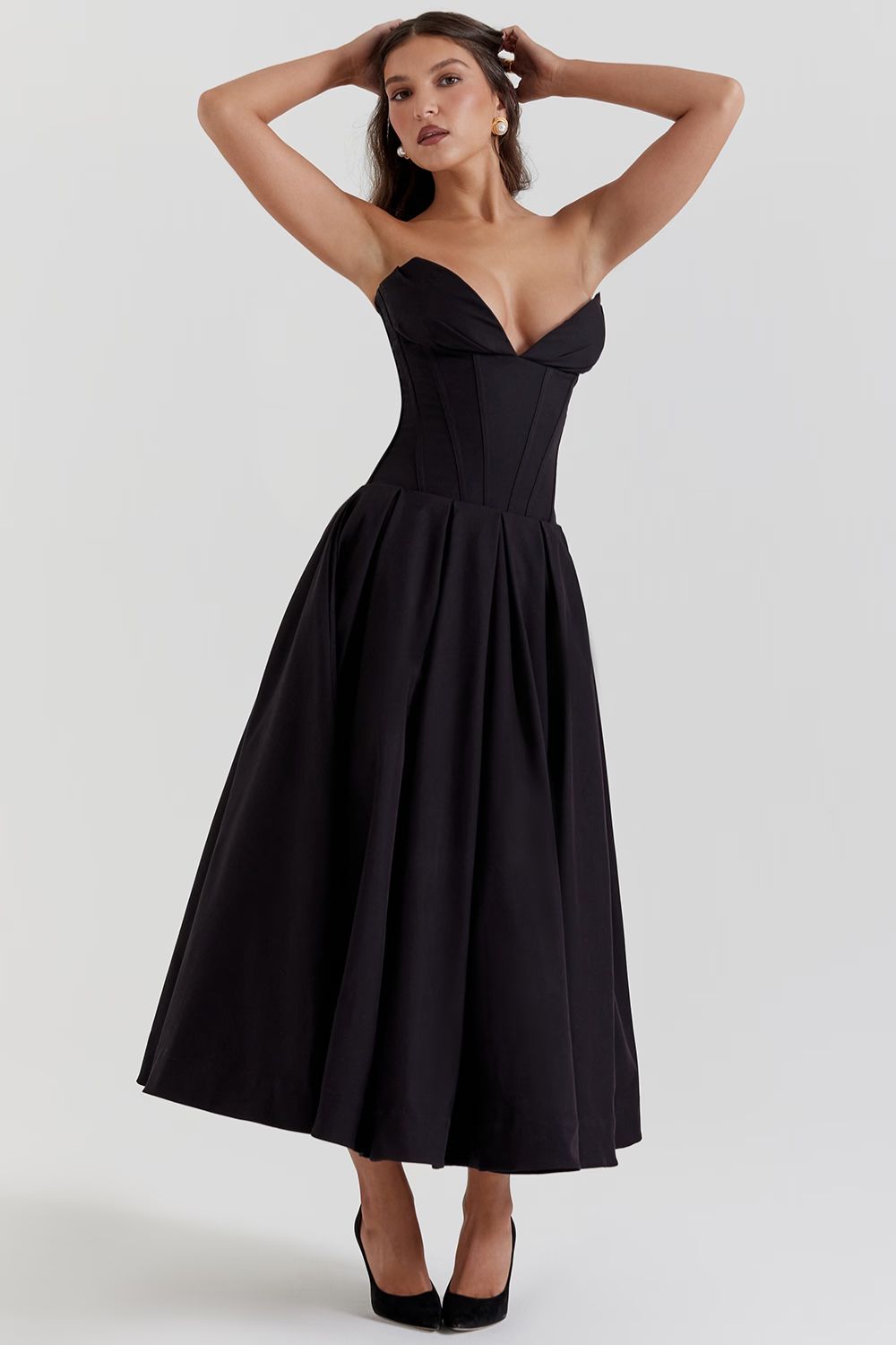 ELODIE MAXI DRESS - BLACK