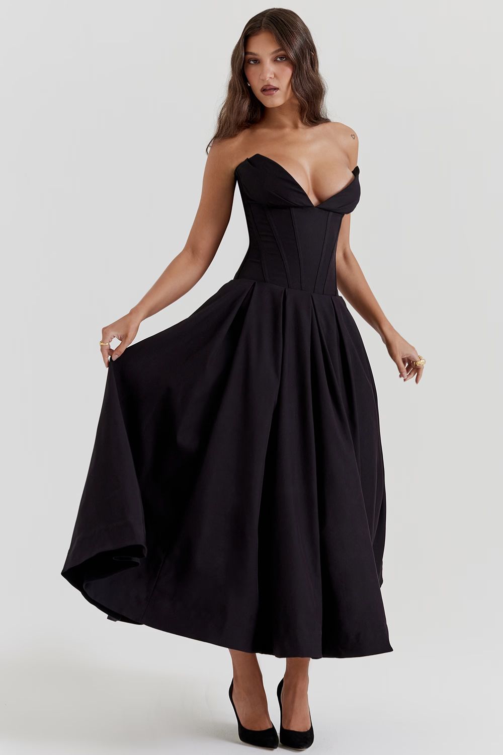 ELODIE MAXI DRESS - BLACK