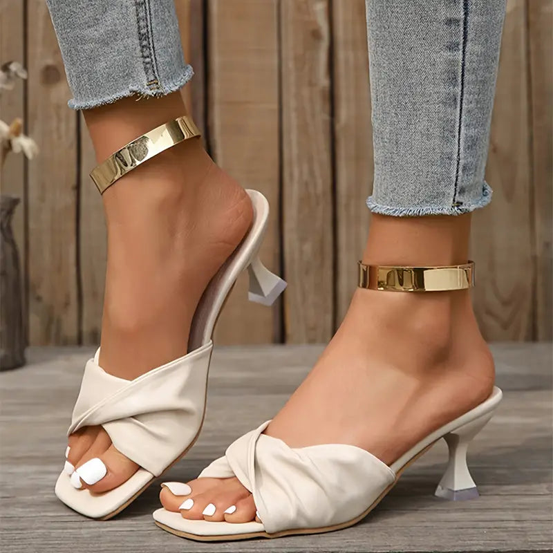 Elara Pleated Heels