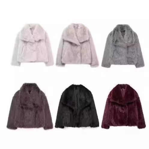 LuxeLift Faux Fur Coat