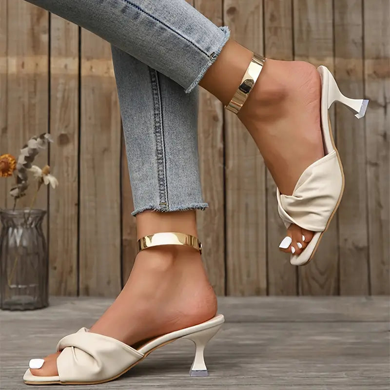 Elara Pleated Heels