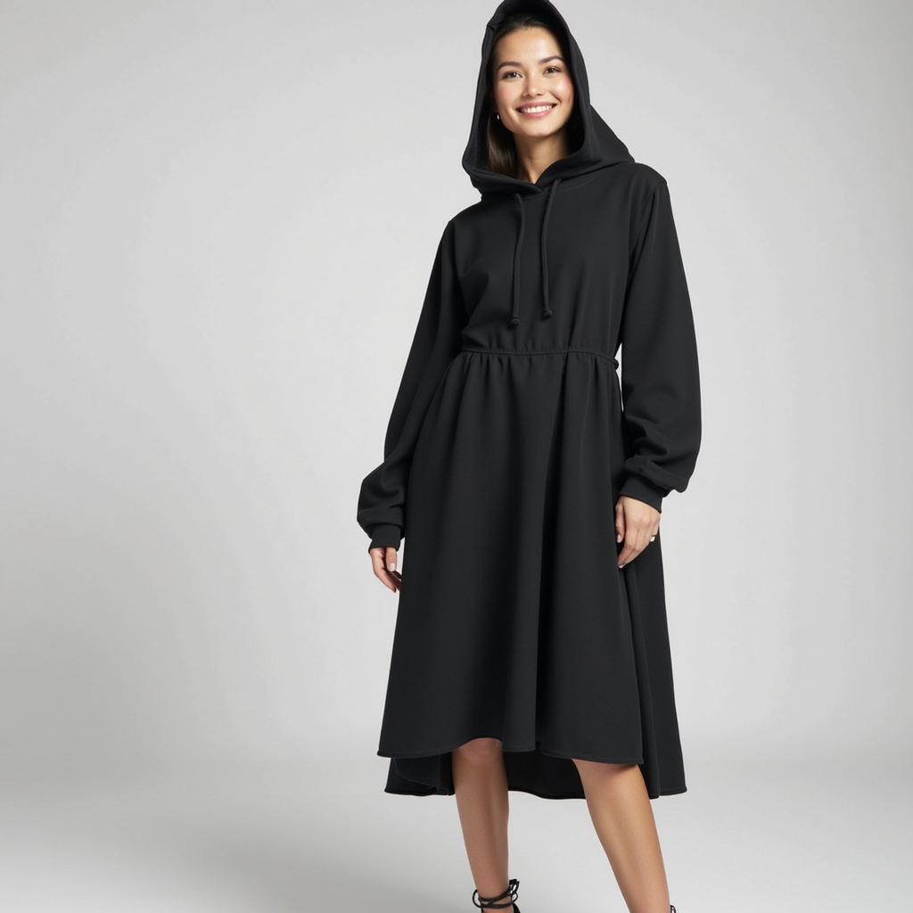 The Lana Maxi Hoodie Dress