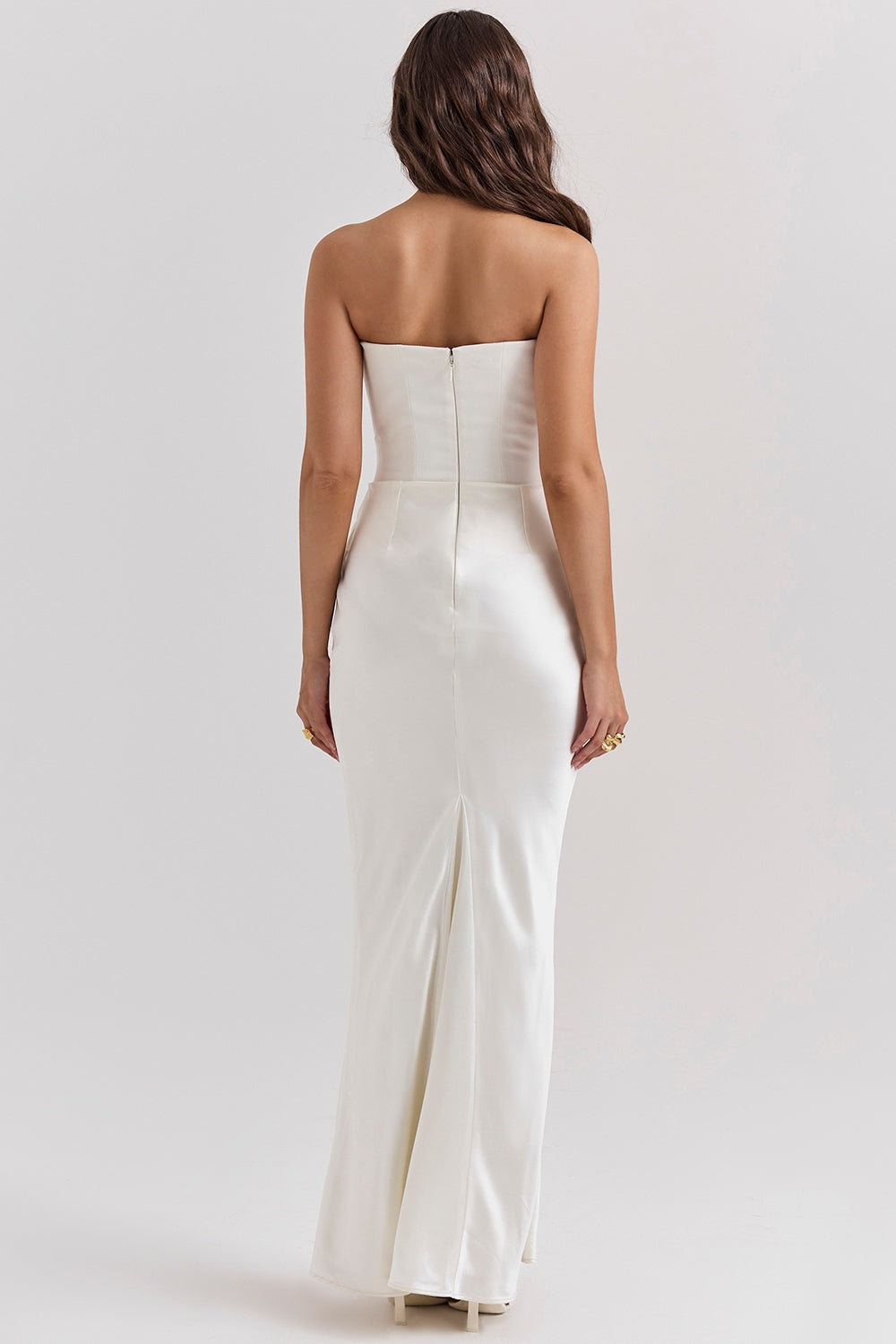 SERAPHINE CREPE GOWN - IVORY