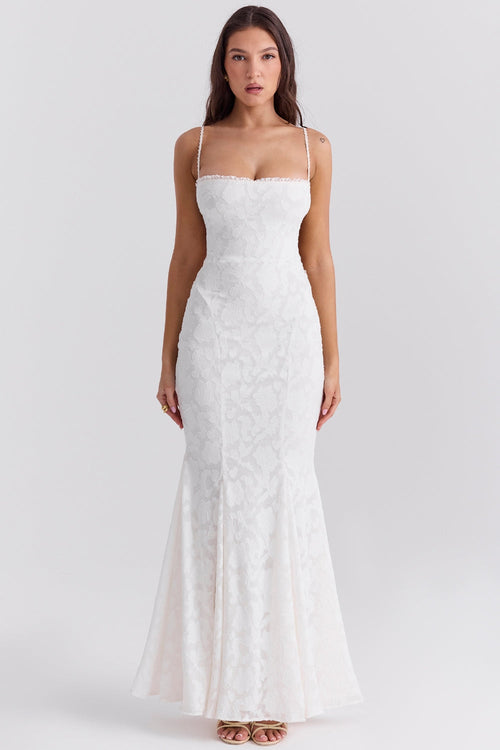 JUNIPER MAXI DRESS - IVORY