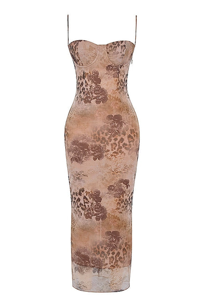 ISLA MAXI DRESS - CREAM FLORAL