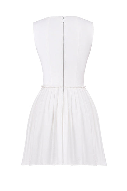 CARMEN MINI DRESS - WHITE