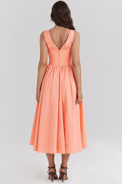 CRYSTAL MIDI DRESS - SORBET