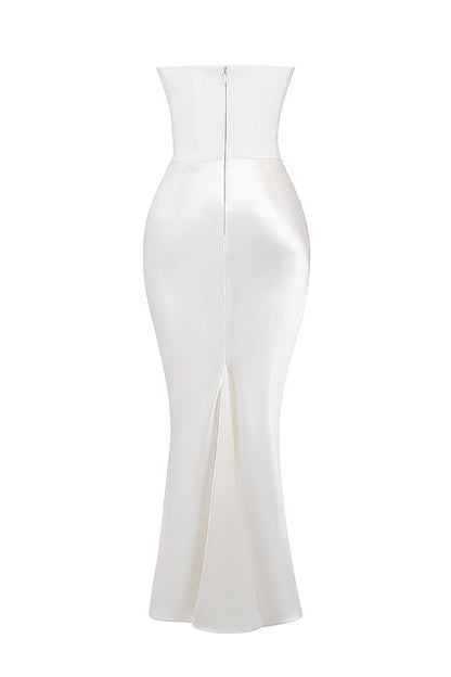 SERAPHINE CREPE GOWN - IVORY