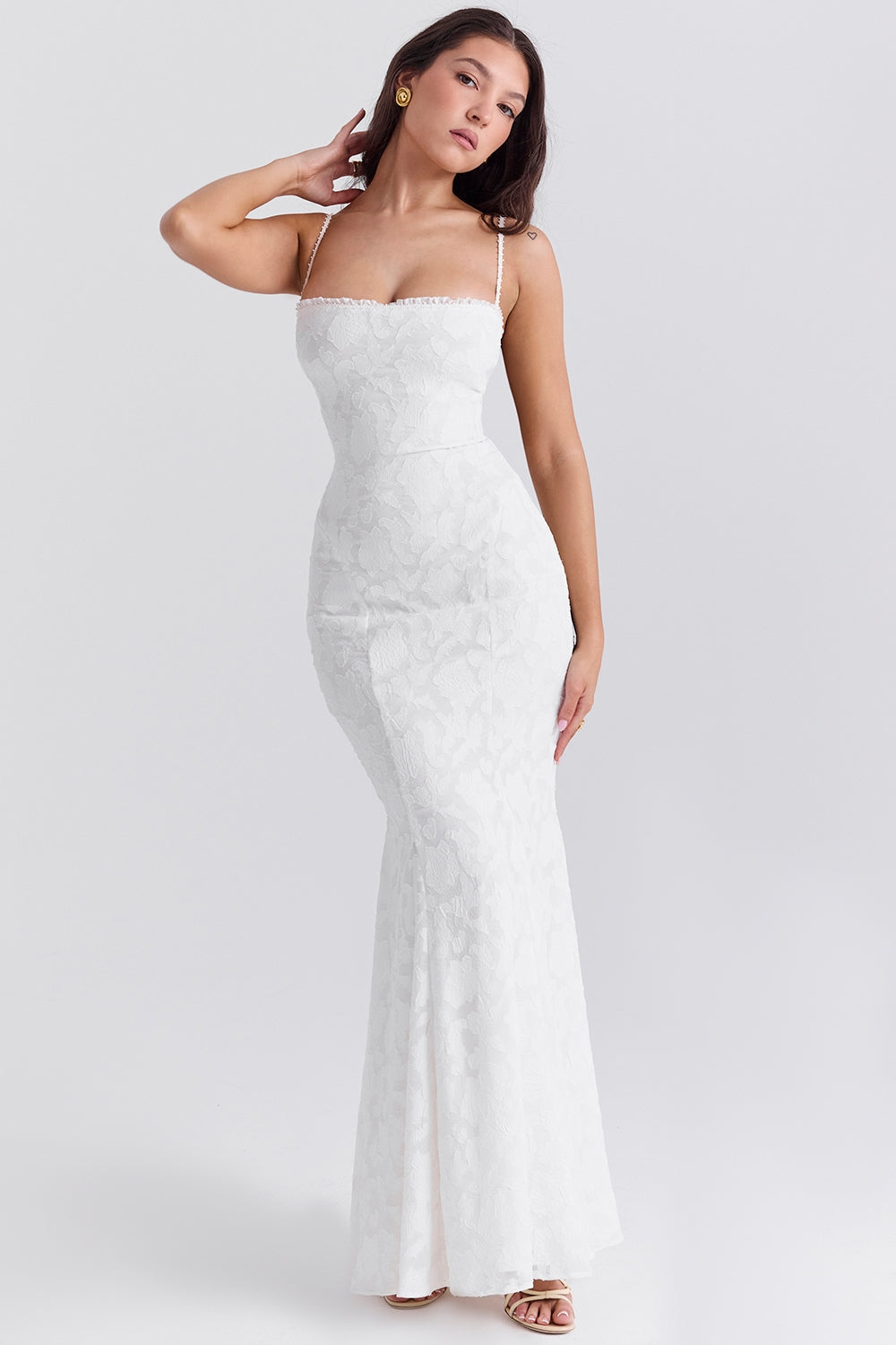 JUNIPER MAXI DRESS - IVORY