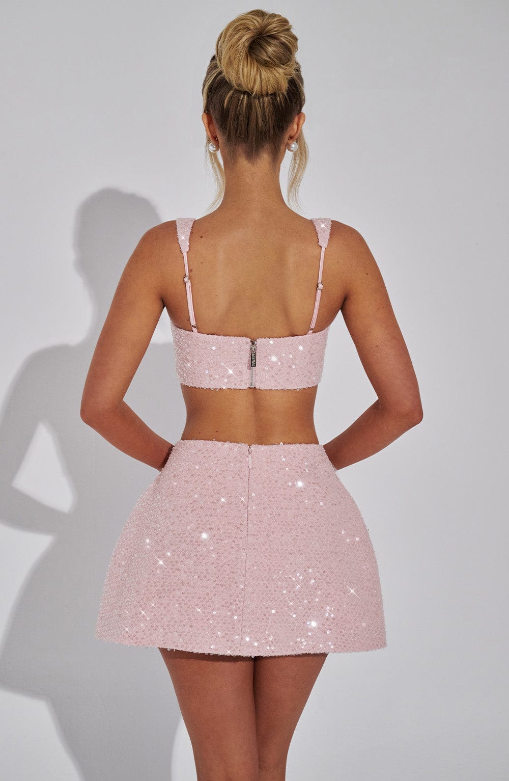 Kiri Mini Skirt - Blush