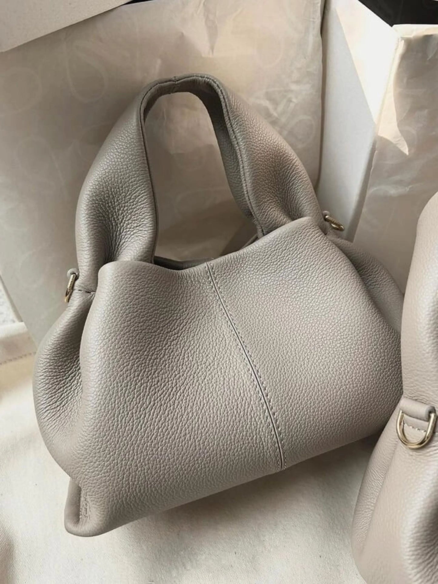 Modern Classic Faux Leather Bag