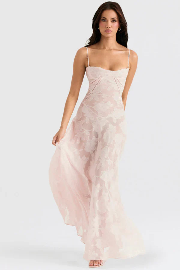 MIA MAXI DRESS  - BLUSH