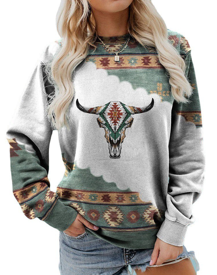 Sierra Aztec Print Pullover