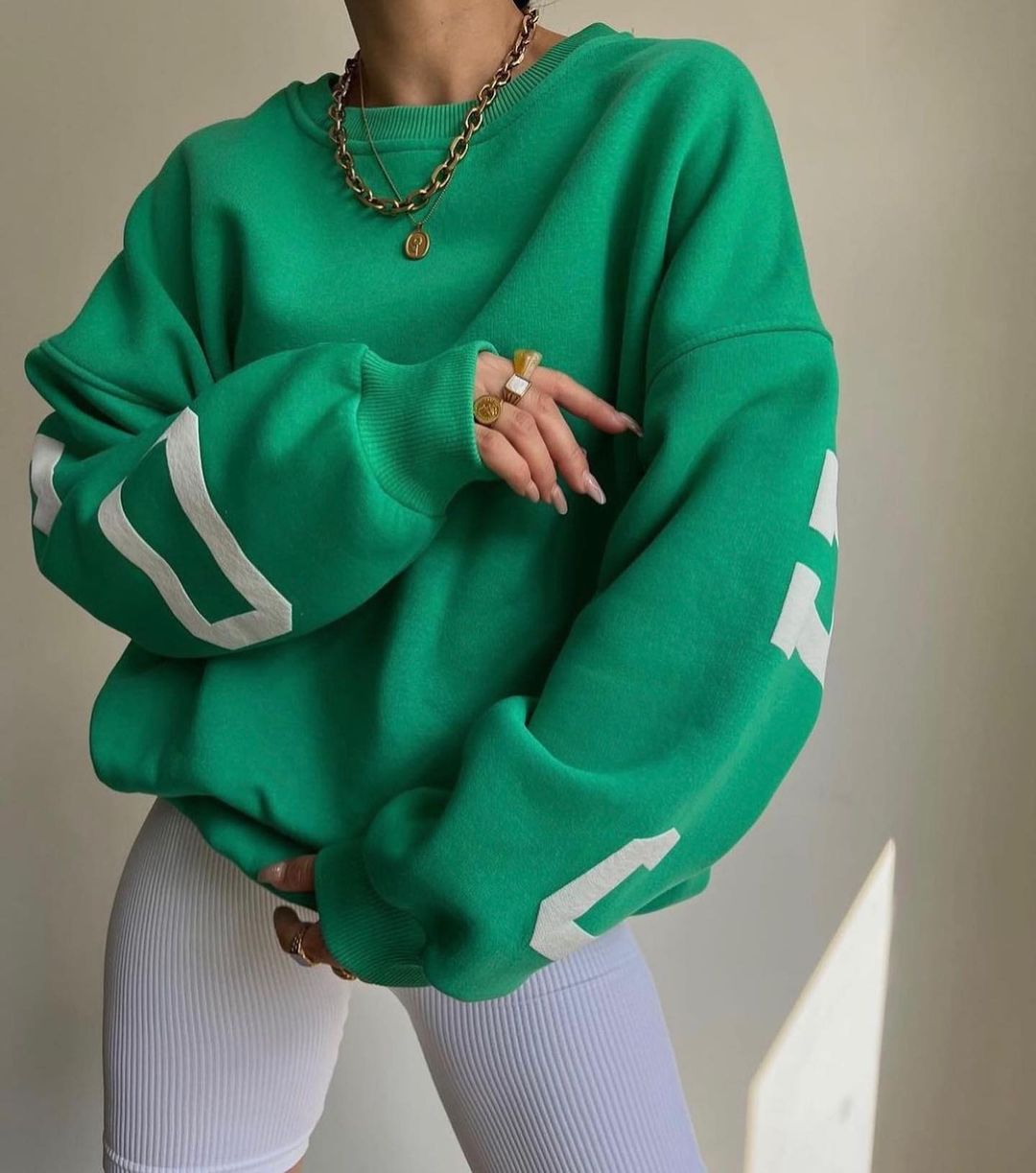 Emery Oversized Varsity Sweatshirt