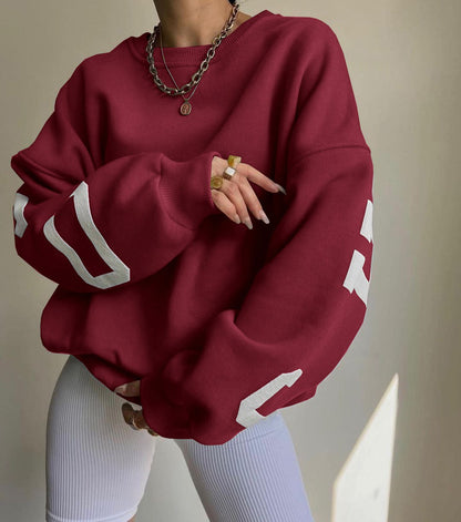 Emery Oversized Varsity Sweatshirt