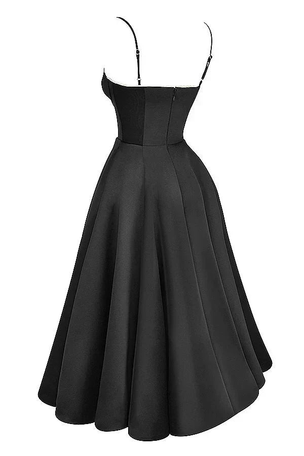 ARABELLA MIDI DRESS - BLACK