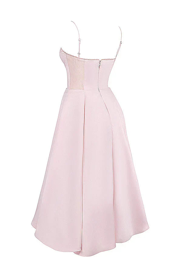 ARABELLA MIDI DRESS - BLUSH