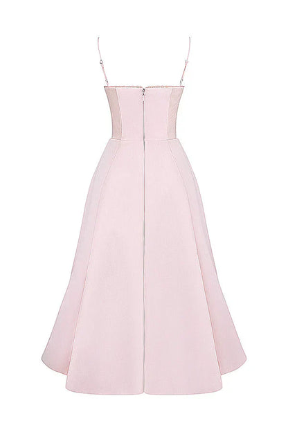 ARABELLA MIDI DRESS - BLUSH